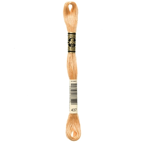 DMC Embroidery Floss Light Tan 437