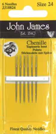 John James Chenille Needles Size 24