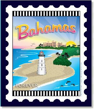 International City Stamp: Bahamas