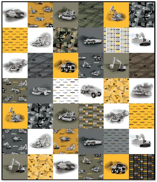 Caterpillar Panel Quilt