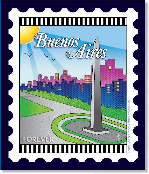 International City Stamp: Buenos Aires