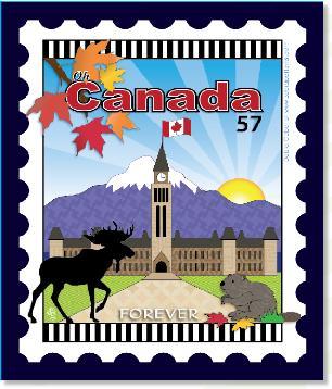 Nation Stamp: Canada