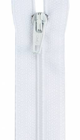 Coats & Clark 14" Polyester All-Purpose Zipper - White