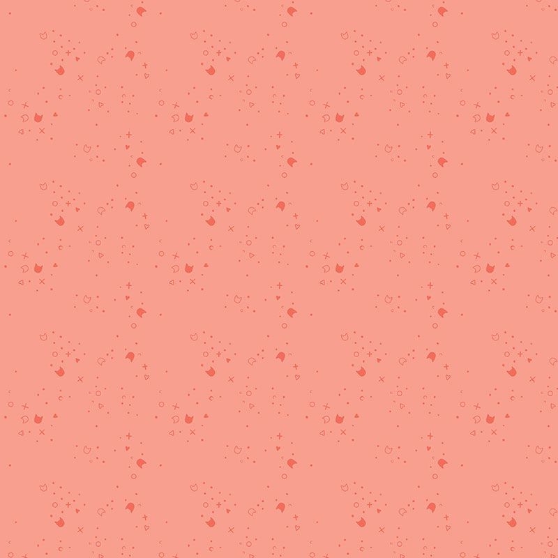 Kitty Litter Blender Salmon by Pammie Jane from Dear Stella