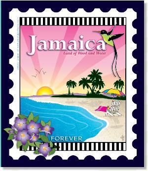 International City Stamp: Jamaica