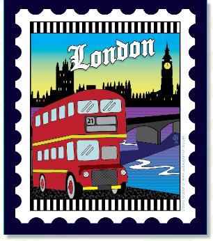 International City Stamp: London