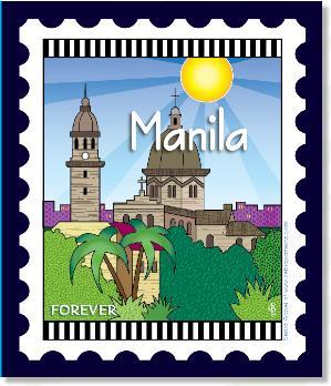 International City Stamp: Manilla