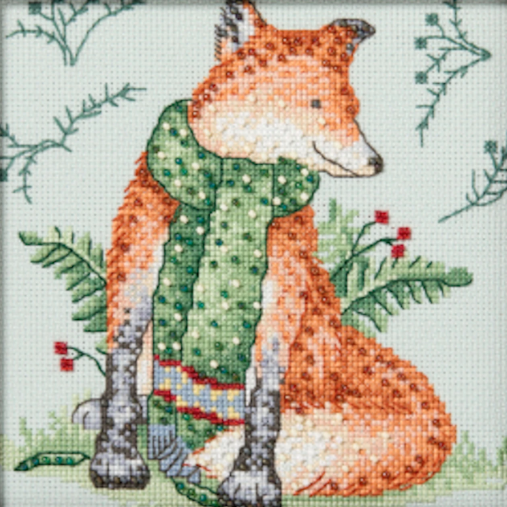 Reddy Fox Cross Stitch & Bead Kit