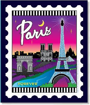 International City Stamp: Paris