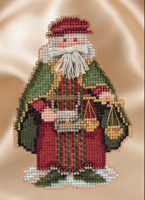 Venice Santa Cross Stitch & Bead Kit