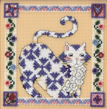 Sapphire by Jim Shore Cross Stitch & Bead Kit