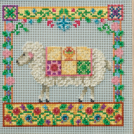 Sophie Sheep by Jim Shore Cross Stitch & Bead Kit