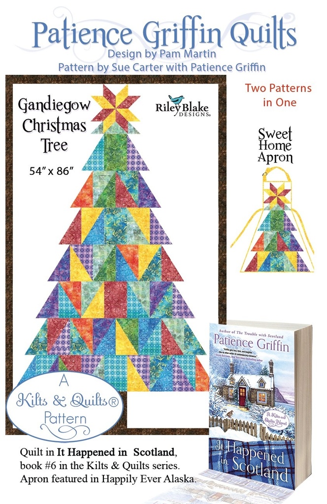 Updated Gandiegow Christmas Tree Quilt & Sweet Home Apron Pattern
