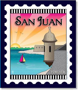 International City Stamp: San Juan