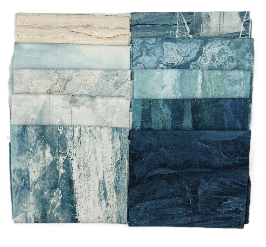 Smooth Sailing Fat Quarter Bundle by Northcott