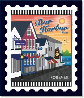 City Stamp: Bar Harbor