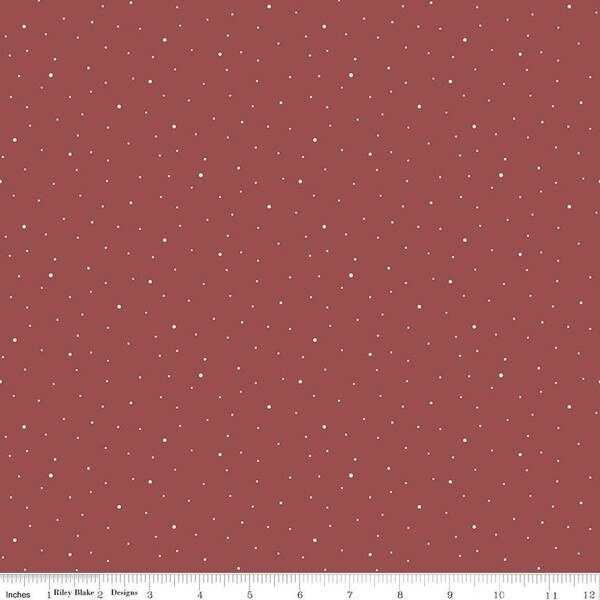 Dapple Dot Marsala from Riley Blake Designs