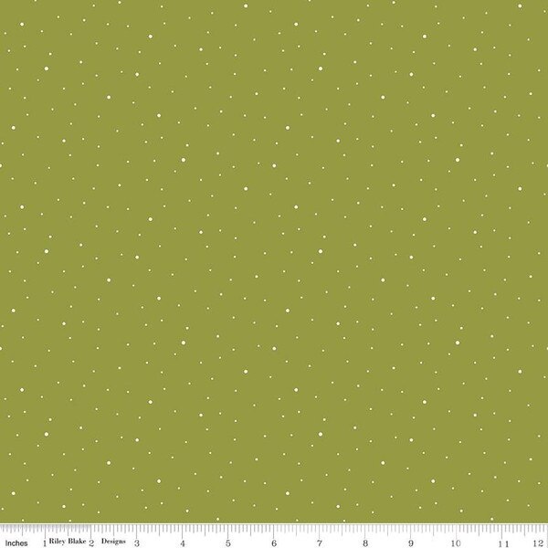 Dapple Dot Asparagus from Riley Blake Designs
