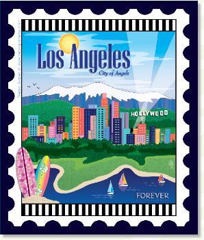 City Stamp: Los Angeles