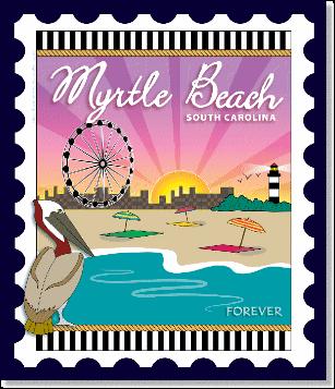 City Stamp: Myrtle Beach