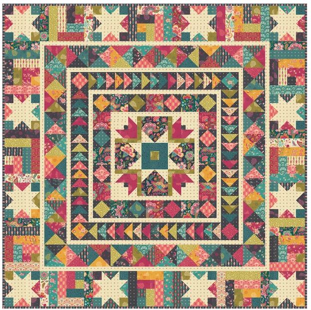 Starwoven Medallion by Crystal Manning from Moda