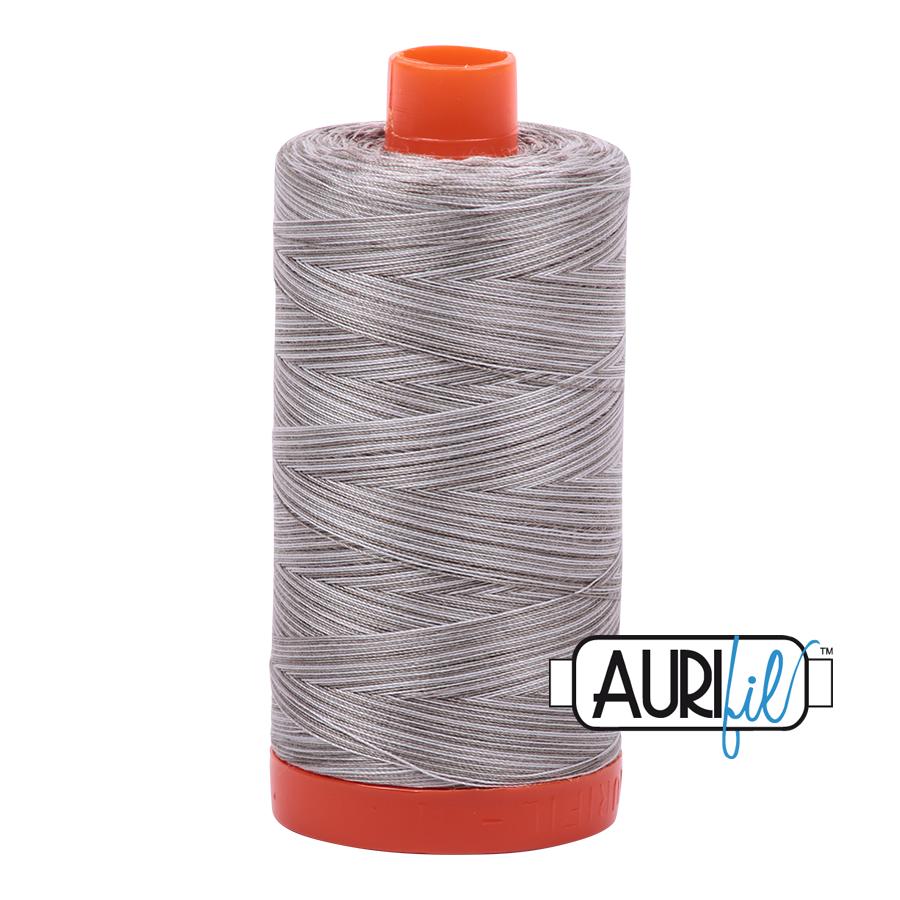 Aurifil 50 Wt. Thread - Silver Fox Variegated 4670