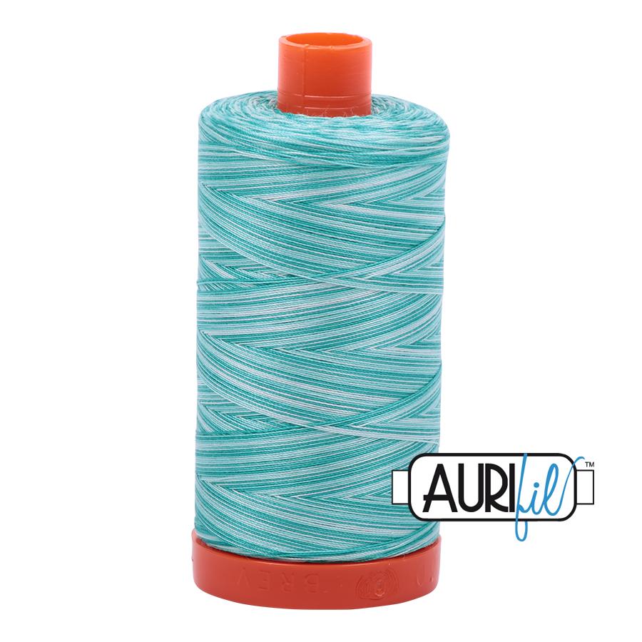 Aurifil 50 wt. Thread - Sea Mist Variegated 4654