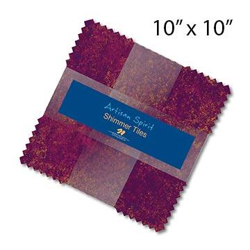 Artisan Spirit Shimmer Tiles - Hibiscus