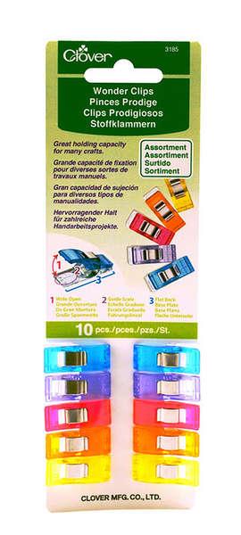 Wonder Clips, Assorted Colors 10 Ct., By Clover