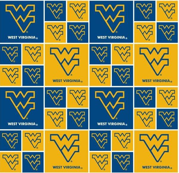  West Virginia University Logo Block By Sykel