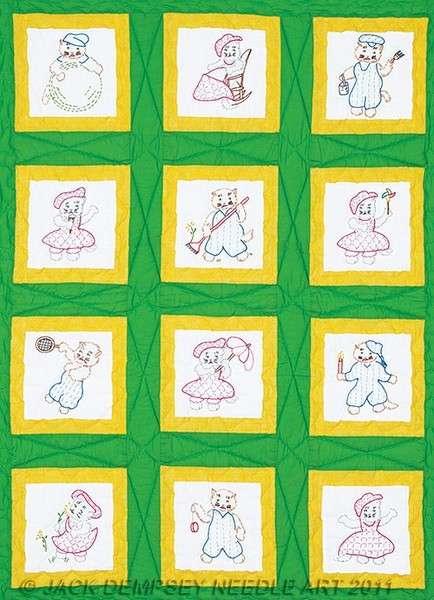 Nursery Quilt Blocks: Noah's Ark