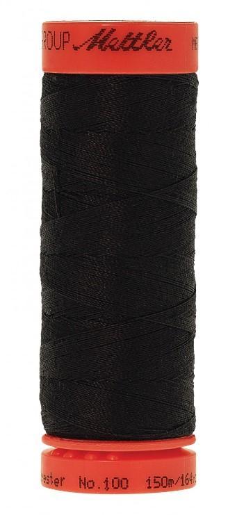 Mettler Metrosene Poly Thread 50Wt 150M/164Yds Black