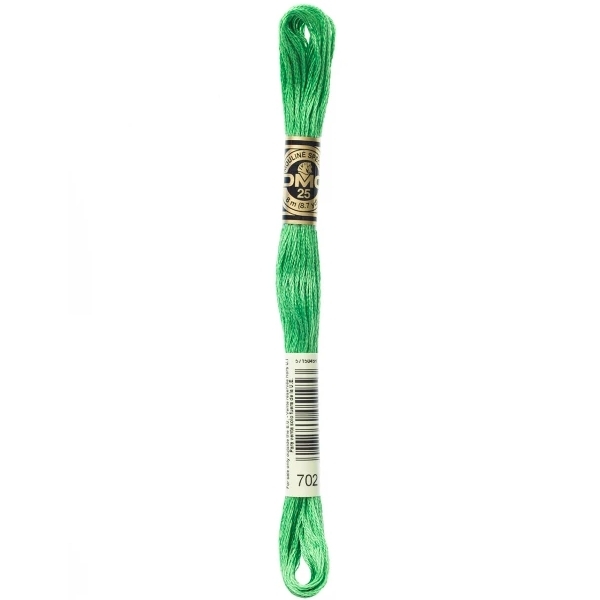 DMC Embroidery Floss Kelly Green 702