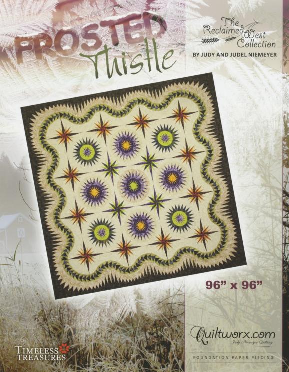 Frosted Thistle Foundation Paper Piecing Quilt Pattern