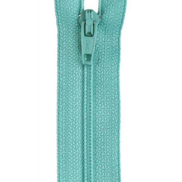 All-Purpose Polyester Coil Zipper 12In Dark Turquoise By Coats & Clark