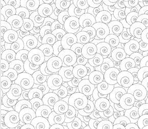 Ramblings Snail Shell White from P&B Textiles