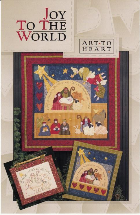 Joy to the World Pattern by Nancy Halvorsen for Art to Heart