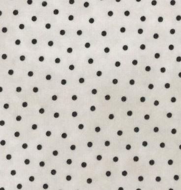 Cream With Black Dots From Woolies Flannel