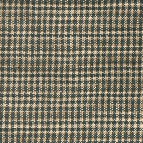 Tea Towel Mini Check Green/Teadye From Dunroven House