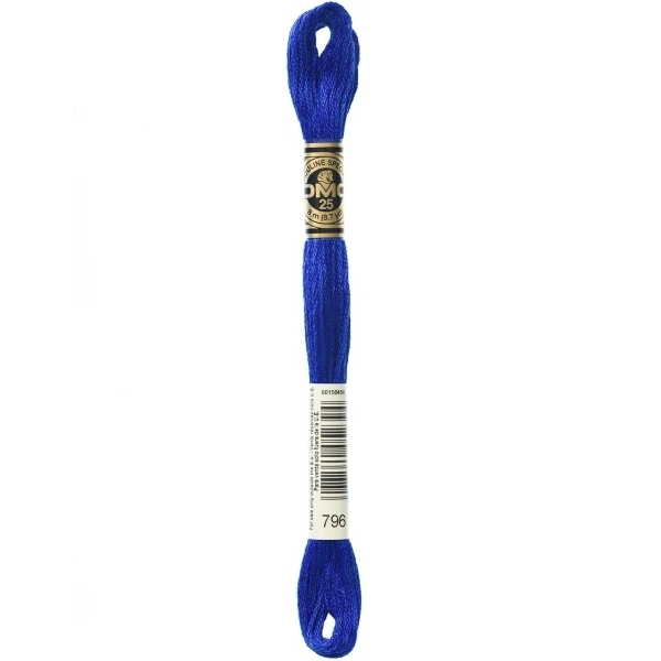 DMC Embroidery Floss Dark Royal Blue 796