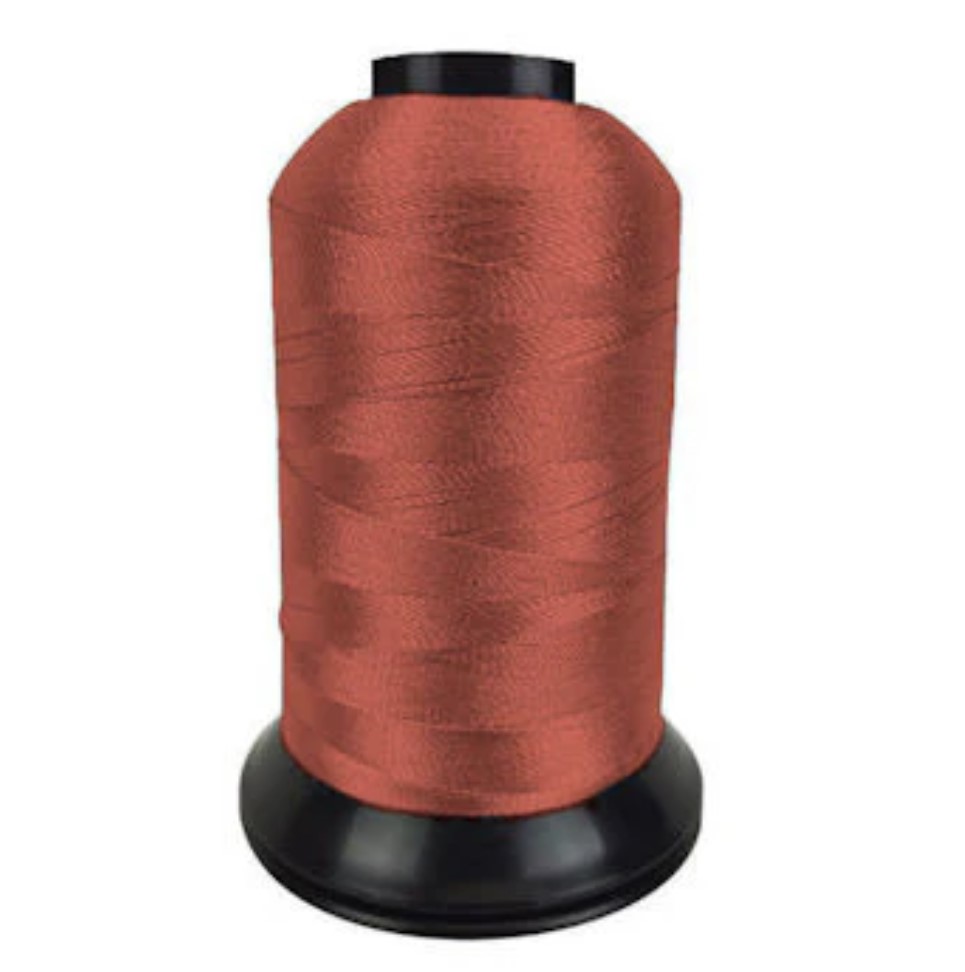 Dark Coral Floriani Poly Embroidery Thread