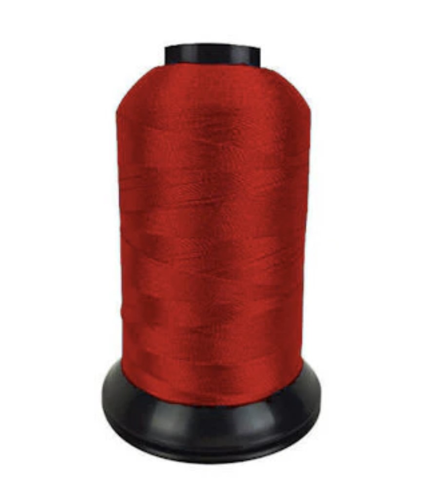 Fire Engine Red Floriani Poly Embroidery Thread