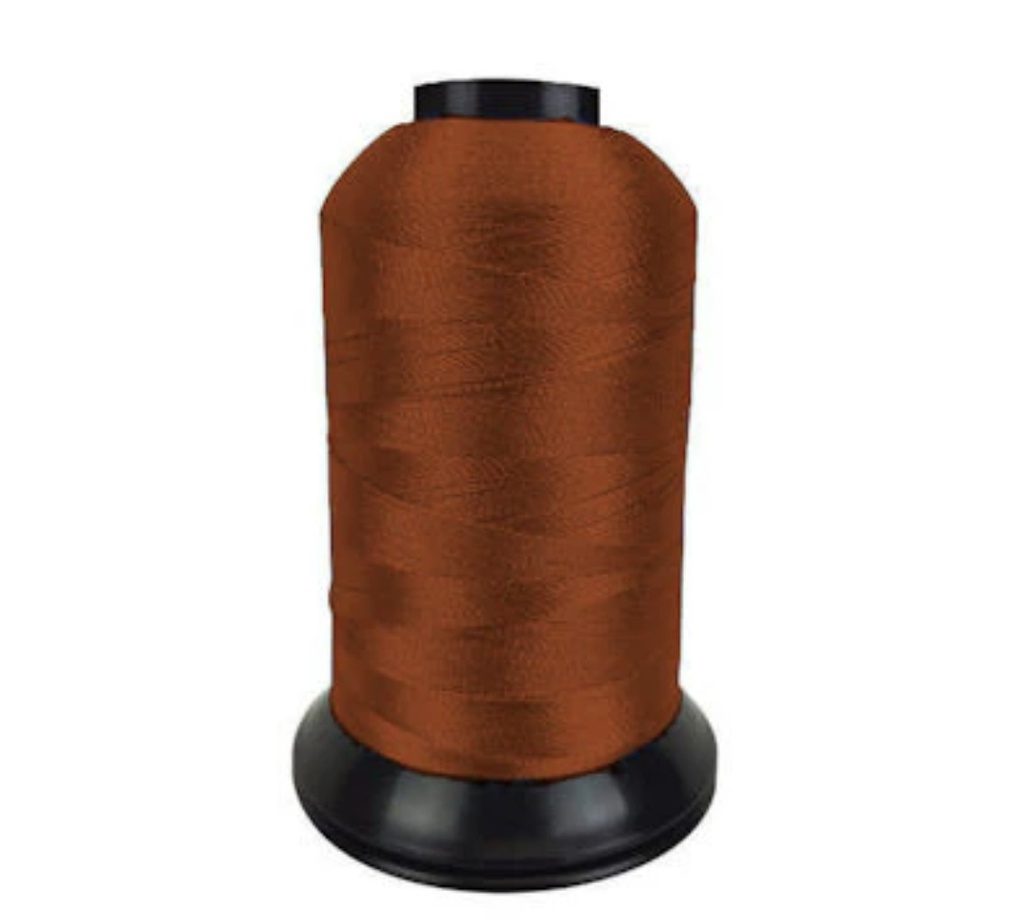 Sienna Brown Floriani Poly Embroidery Thread