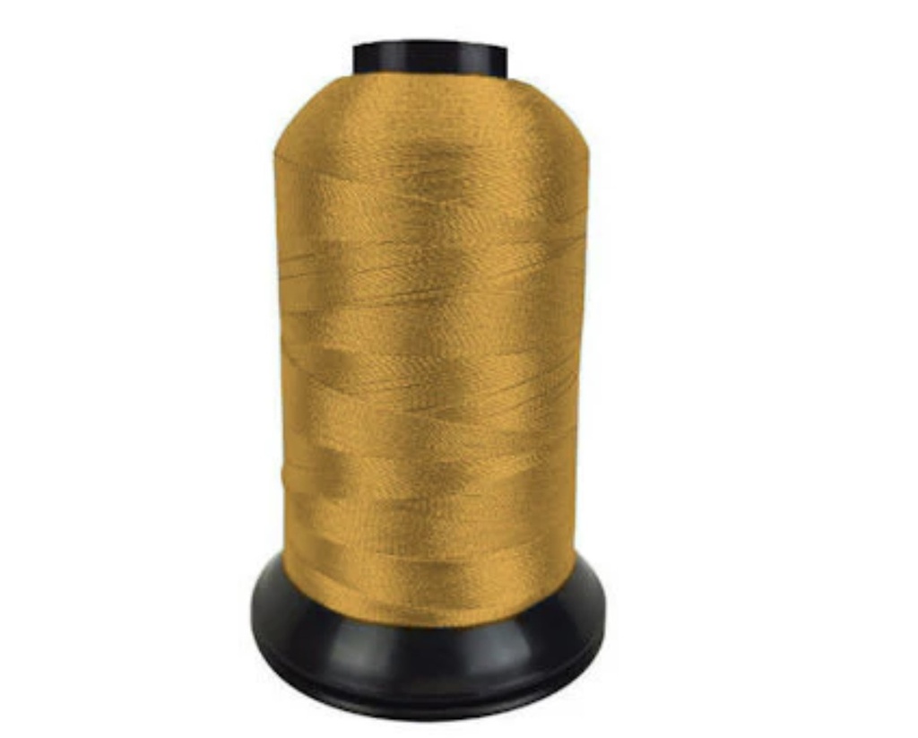 Old Athletic Gold Floriani Poly Embroidery Thread