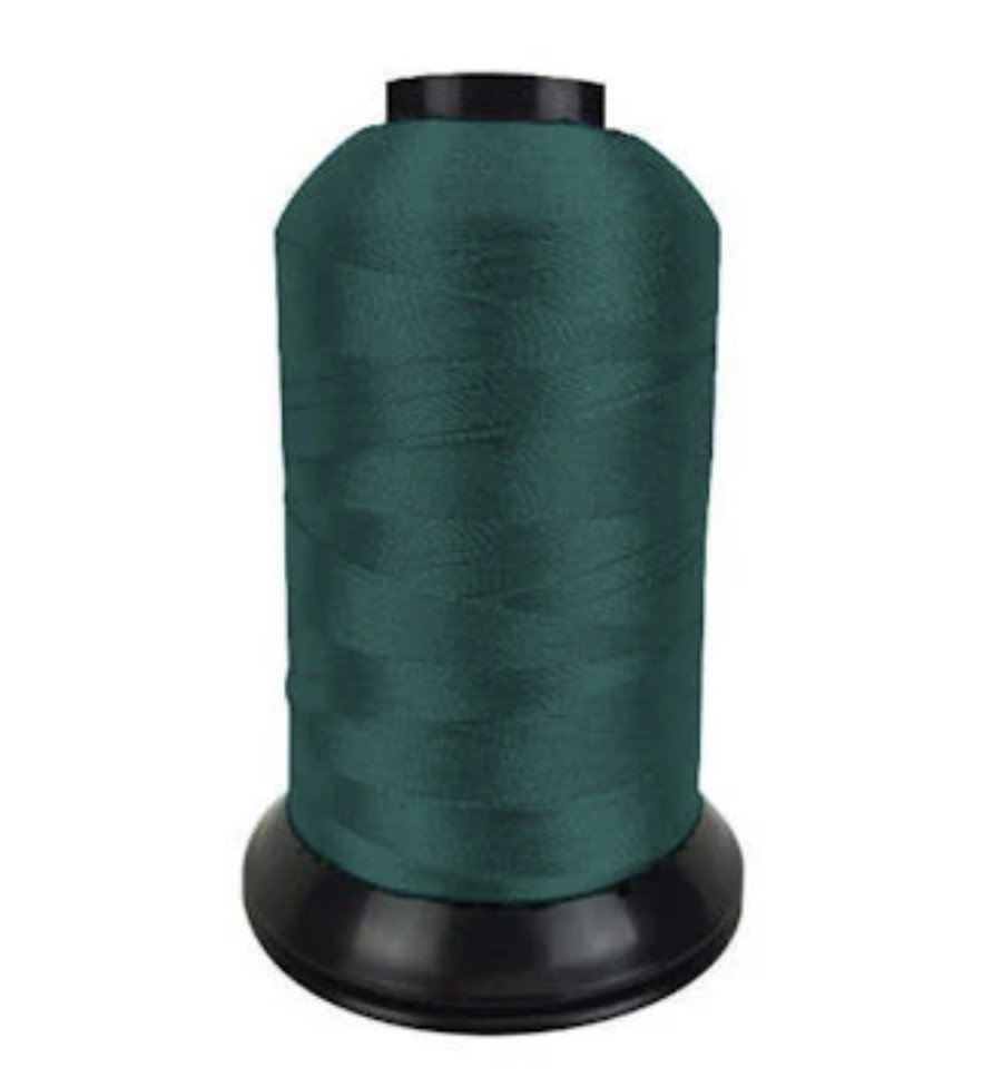 Dark Teal Floriani Poly Embroidery Thread