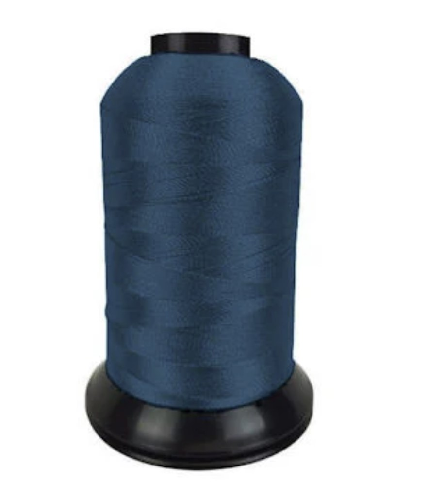 Medium Green/Blue Floriani Poly Embroidery Thread