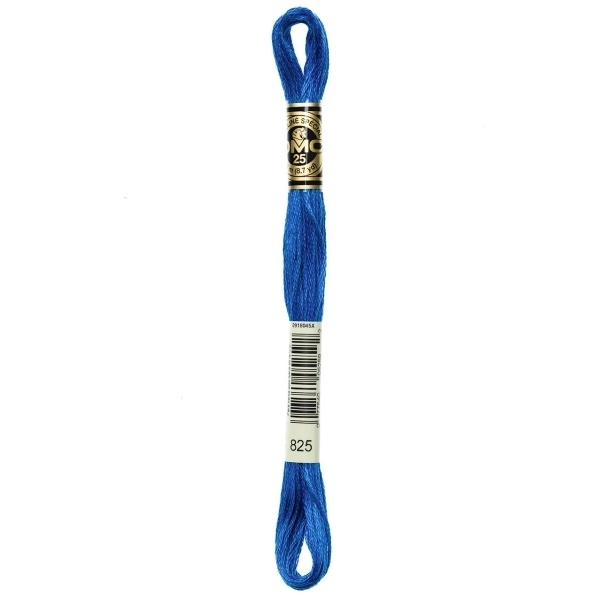 DMC Embroidery Floss Dark Blue 825