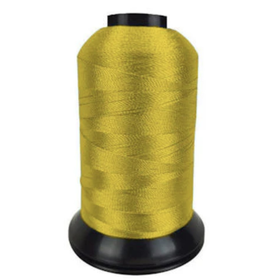 Chalcedony Yellow Floriani Poly Embroidery Thread