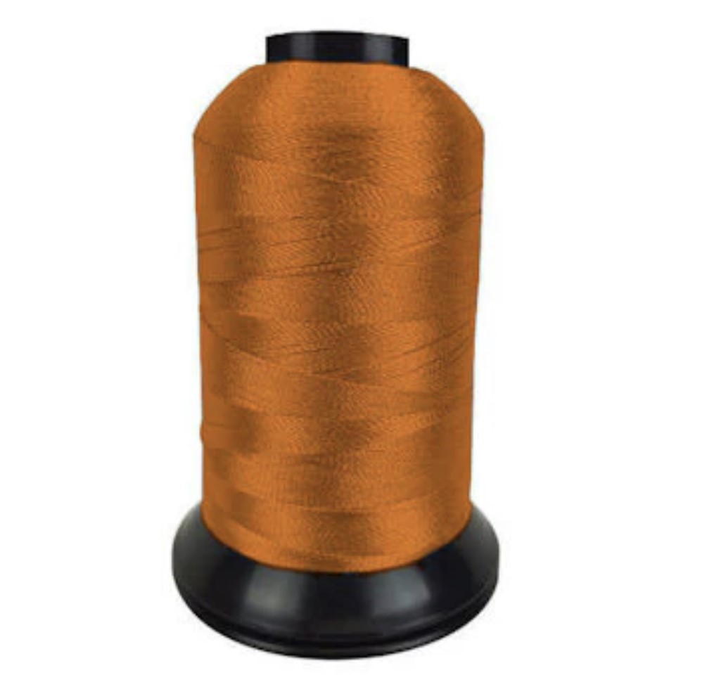 Neon Orange Floriani Poly Embroidery Thread