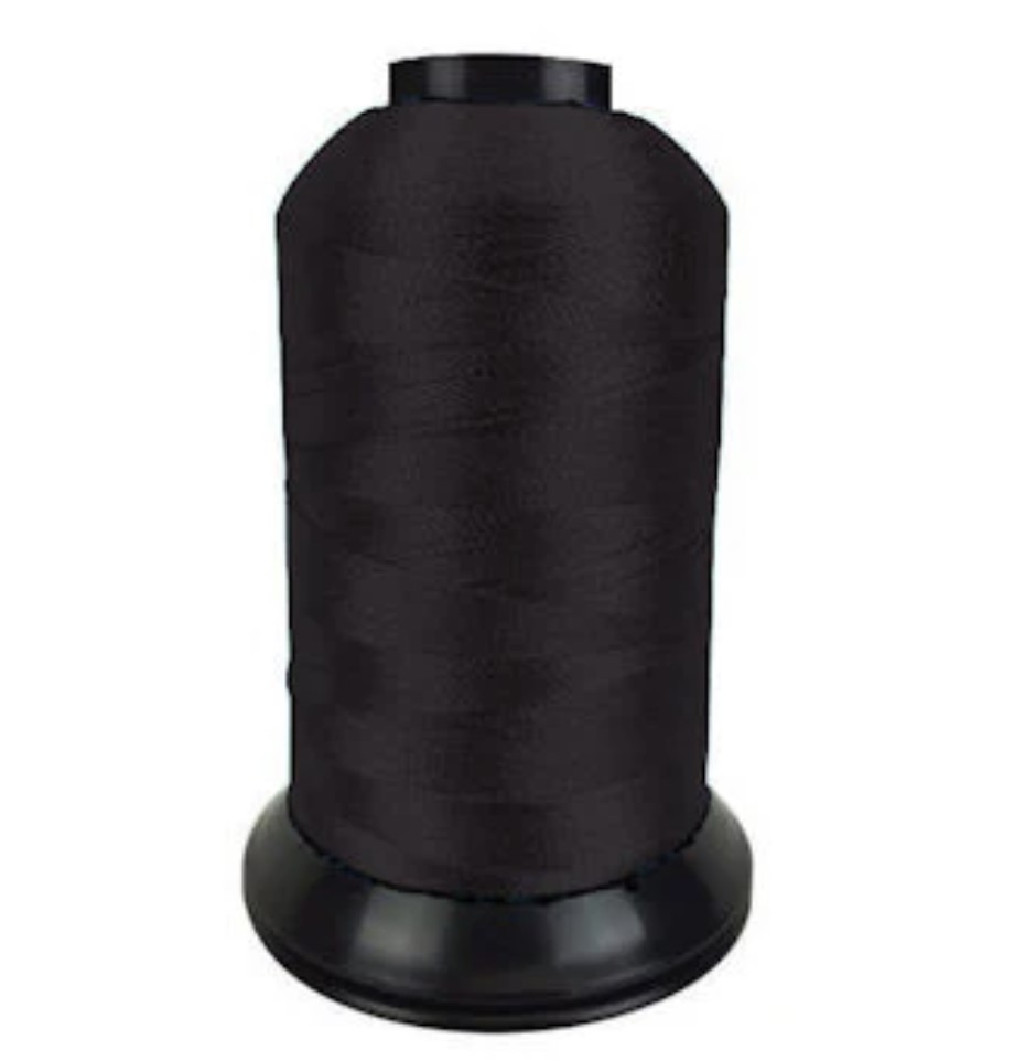 Dark Gray Floriani Poly Embroidery Thread